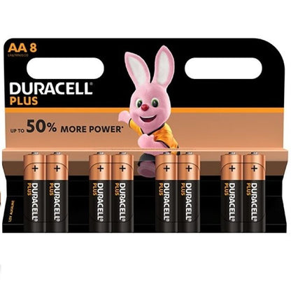 Baterie DURACELL PLUS POWER AA LR6 8 kusů