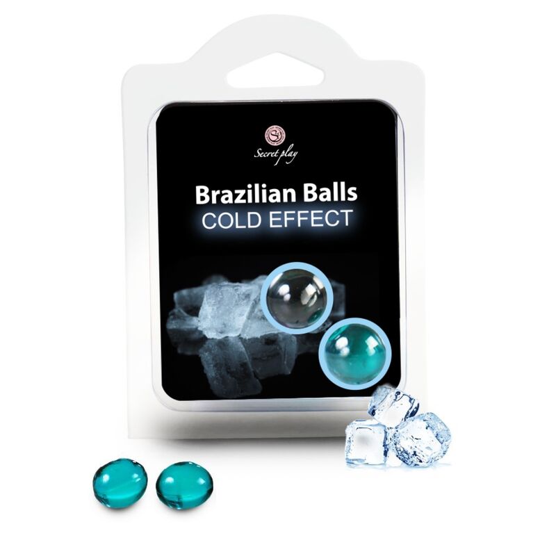 SECRETPLAY - BRAZÍLSKÉ KOULE S CHLADIVÝM EFEKTEM 2 JEDNOTKY