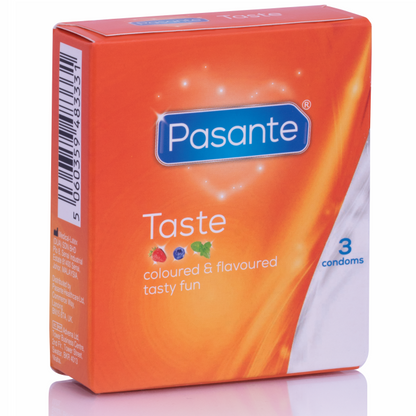 PASANTE - KONDOMY PŘÍCHUTÍ 3 JEDNOTKY