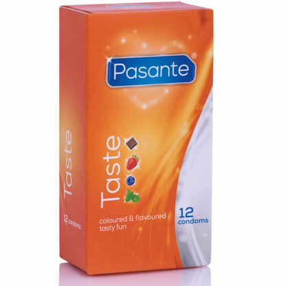 PASANTE - KONDOMY PŘÍCHUTÍ 12 JEDNOTEK