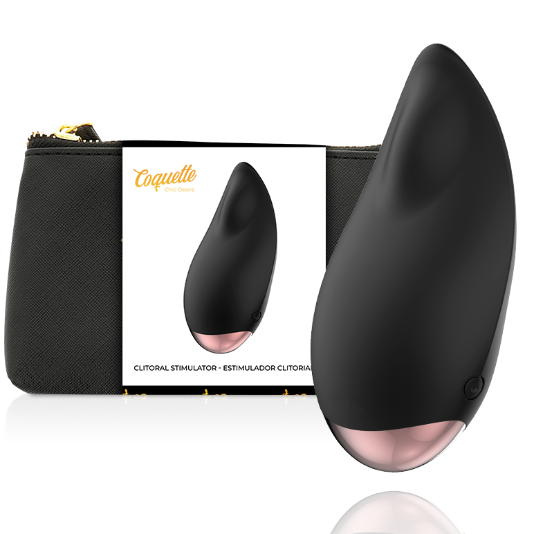 COQUETTE CHIC DESIRE - STIMULATOR KLITORU ČERNÁ / ZLATÁ KAPKA