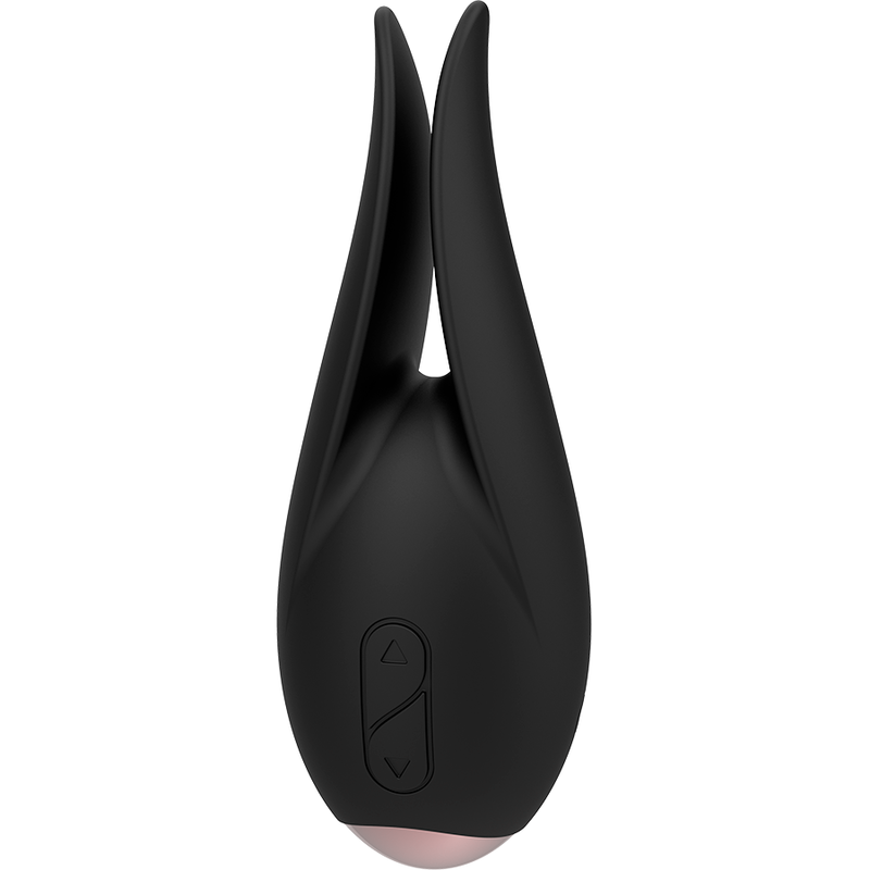 KOKETNÍ ŠIK DESIRE - STIMULATOR KLITORU ČERNÁ / ZLATÁ KVĚTINA