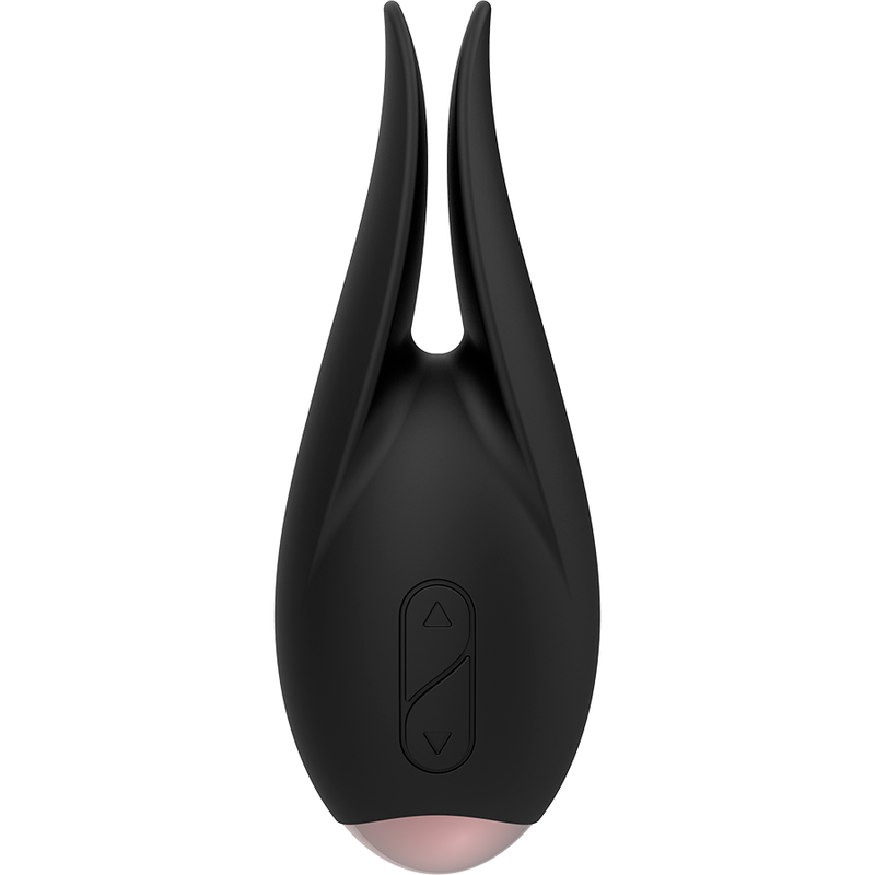 KOKETNÍ ŠIK DESIRE - STIMULATOR KLITORU ČERNÁ / ZLATÁ KVĚTINA