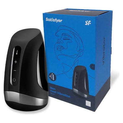 SATISFYER - MUŽSKÝ MASTURBÁTOR S TEPLÝMI VIBRACEMI