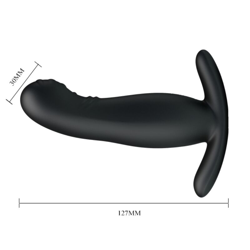 MR PLAY - DOBÍJECÍ ČERNÝ MASÁŽER PROSTATY