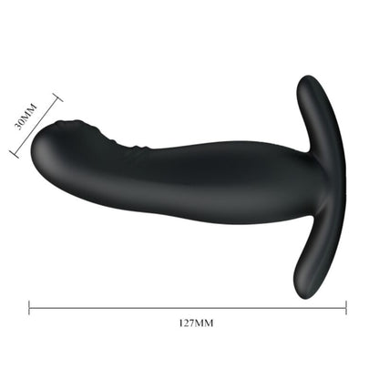 MR PLAY - DOBÍJECÍ ČERNÝ MASÁŽER PROSTATY