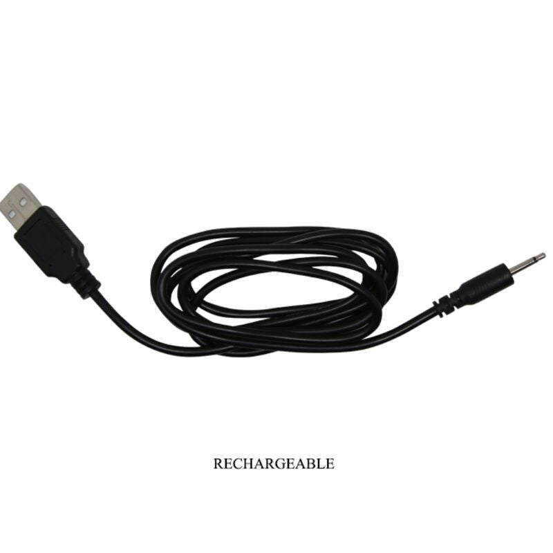 MR PLAY - DOBÍJECÍ ČERNÝ VIBRÁTOROVÝ ANÁLNÍ KOlík