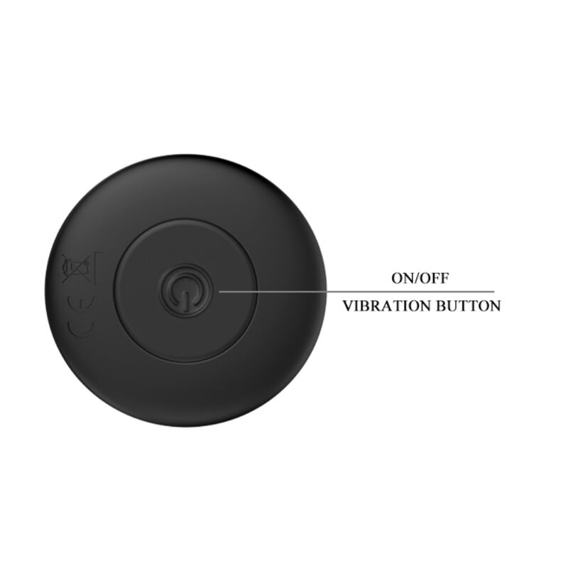 MR PLAY - DOBÍJECÍ ČERNÝ VIBRÁTOROVÝ ANÁLNÍ KOlík