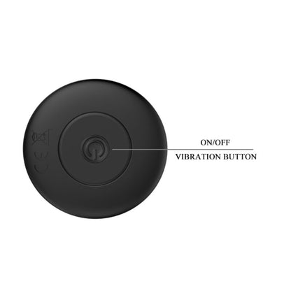 MR PLAY - DOBÍJECÍ ČERNÝ VIBRÁTOROVÝ ANÁLNÍ KOlík