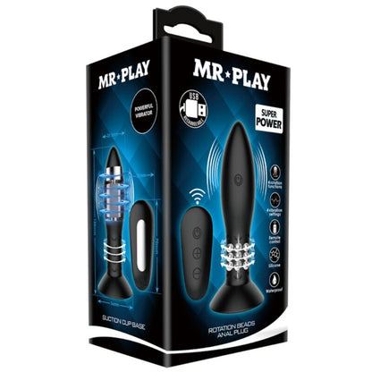 MR PLAY - ZÁSUVKA S ČERNÝMI ROTUJÍCÍMI KULIČKAMI DÁLKOVÝ OVLADAČ