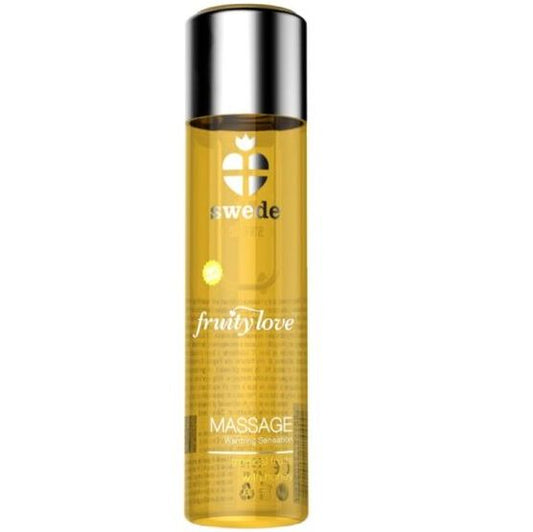 ŠVÉDKA - OVOCNÝ MASÁŽNÍ OLEJ S HŘEJIVÝM ÚČINEM TROPICKÉ OVOCE S MEDEM 60 ML