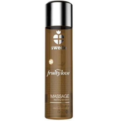 SWEDE - FRUITY LOVE HŘEJIVÝ MASÁŽNÍ OLEJ INTENZIVNÍ HOŘKÁ ČOKOLÁDA 60 ML