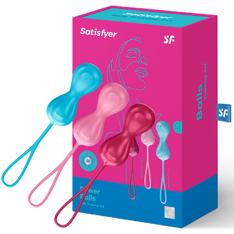 SATISFYER - TRÉNINKOVÁ SADA LOVEBALLS 1
