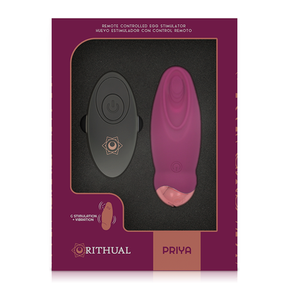 RITHUAL - DÁLKOVÉ OVLÁDÁNÍ PRIYA EGG G-SPOT + VIBRACE
