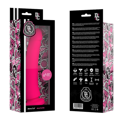 DELTA CLUB - HRAČKY RŮŽOVÉ SILIKONOVÉ LÉKAŘSKÉ DILDO 20 CM -O- 4 CM