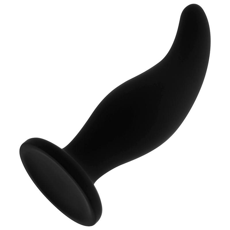 OHMAMA - ZAHNUTÝ SILIKONOVÝ ANÁLNÍ KOČEK P-POINT 12 CM