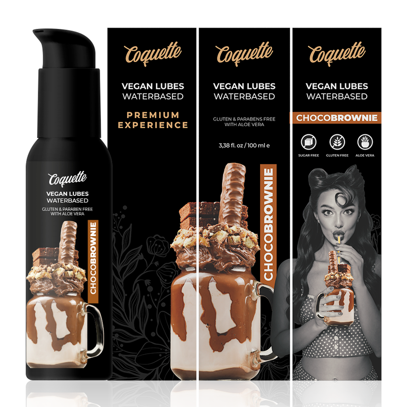 COQUETTE CHIC DESIRE - PREMIUM EXPERIENCE 100ML VEGANSKÉ LUBRIKANTNÍ GELY CHOCOBROWNIE