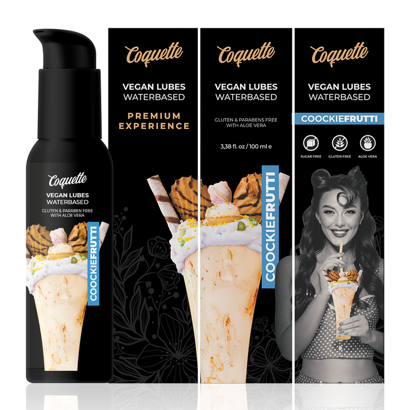 COQUETTE CHIC DESIRE - PREMIUM EXPERIENCE 100ML VEGANSKÉ LUBRIKANTNÍ GELY COOKIEFRUTTI