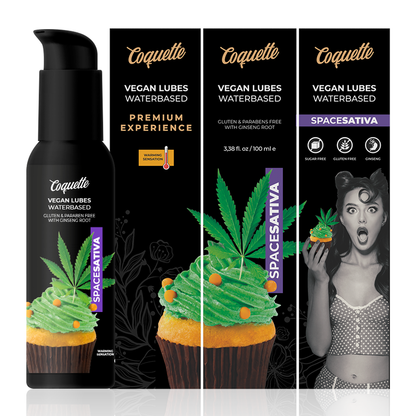 COQUETTE CHIC DESIRE - PREMIUM EXPERIENCE 100 ML VEGANSKÉ LUBRIKANTNÍ GELY SPACE SATIVA