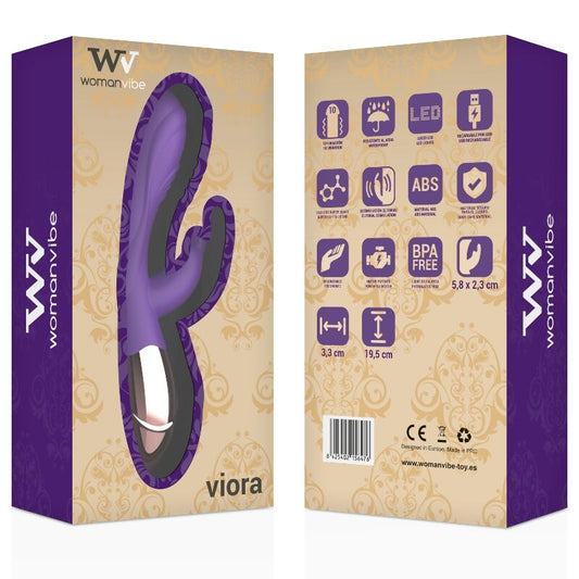 WOMANVIBE - VIORA SILIKONOVÝ DOBÍJECÍ VIBRÁTOR