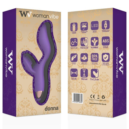 WOMANVIBE - DONNA DOBÍJECÍ SILIKONOVÝ VIBRÁTOR