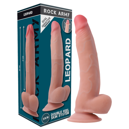ROCKARMY - POSTROJ + DVOJITÁ HUSTOTA LEOPARD 23 CM -O- 4,77 CM