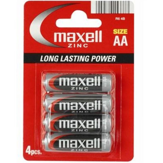 MAXELL - PILA SALINA MANGANESO AA R6 * 4 JEDNOTKY