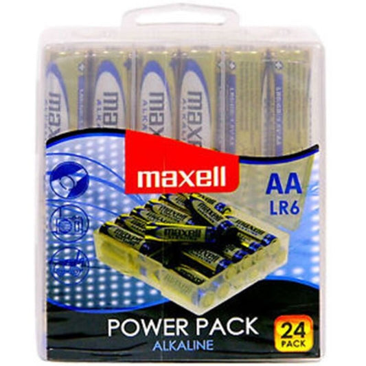 MAXELL - ALKALICKÉ BATERIE AA LR6 BALENÍ * 24 BATERIÍ