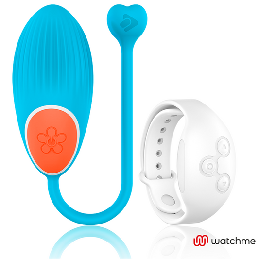 WEARWATCH - DÁLKOVÝ OVLÁDAČ WATCHME TECHNOLOGY EGG BLUE / NIVEO