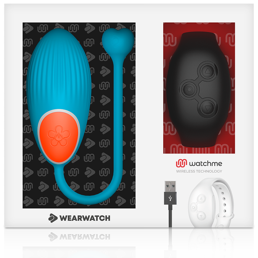 WEARWATCH - DÁLKOVÝ OVLÁDAČ WATCHME TECHNOLOGY EGG MODRÁ / TRYSKOVÁ