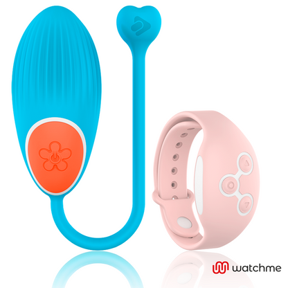 WEARWATCH - DÁLKOVÝ OVLÁDAČ WATCHME TECHNOLOGY VEJCE MODRÁ / RŮŽOVÁ