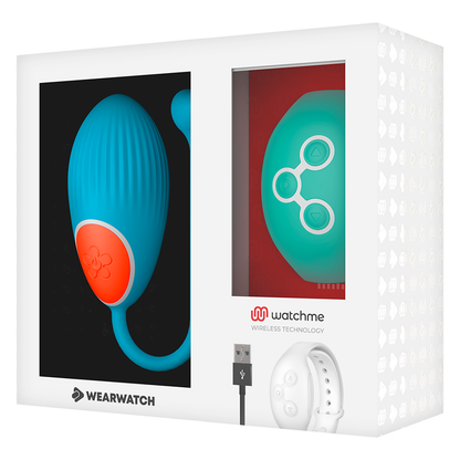 WEARWATCH - DÁLKOVÉ OVLÁDÁNÍ WATCHME TECHNOLOGY VEJCE MODRÁ / AKVAMARÍNOVÁ