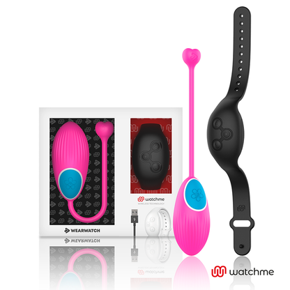 WEARWATCH - DÁLKOVÉ OVLÁDÁNÍ WATCHME TECHNOLOGY VEJCE FUCHSIE / JET