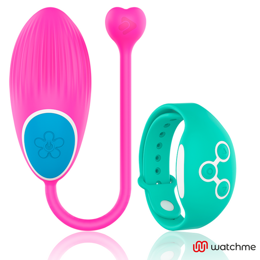WEARWATCH - DÁLKOVÉ OVLÁDÁNÍ WATCHME TECHNOLOGY VEJCE FUCHSIE / MOŘSKÁ VODA