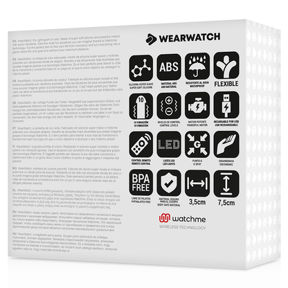 WEARWATCH - DÁLKOVÉ OVLÁDÁNÍ EGG TECHNOLOGIE WATCHME MOŘSKÁ VODA / TRYSK