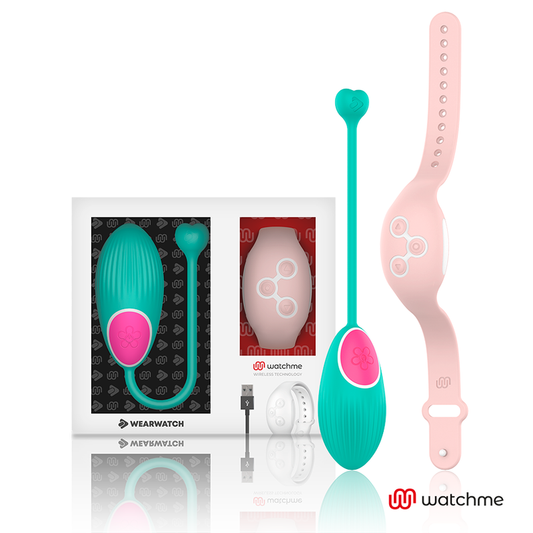 WEARWATCH - DÁLKOVÉ OVLÁDÁNÍ WATCHME TECHNOLOGY VEJCE MOŘSKÁ VODA / RŮŽOVÁ