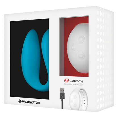 WEARWATCH - WATCHME DVOJITÁ TECHNOLOGIE VIBRÁTOR INDIGO/SNĚH