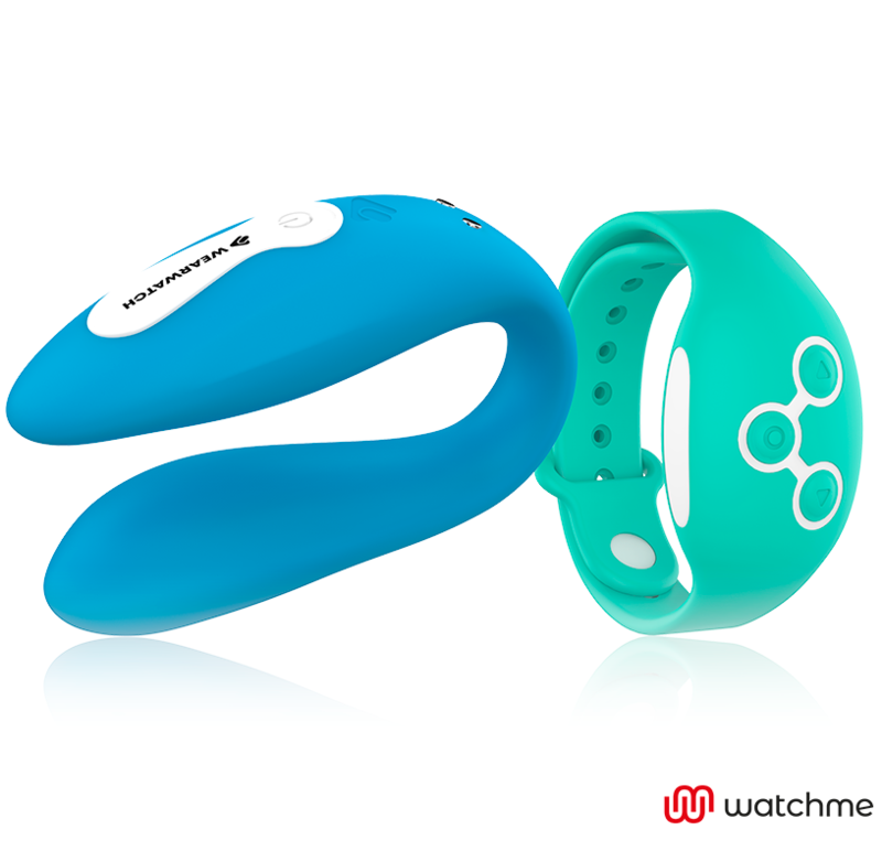 WEARWATCH - DVOJITÁ TECHNOLOGIE WATCHME VIBRÁTOR INDIGO/MOŘSKÁ VODA