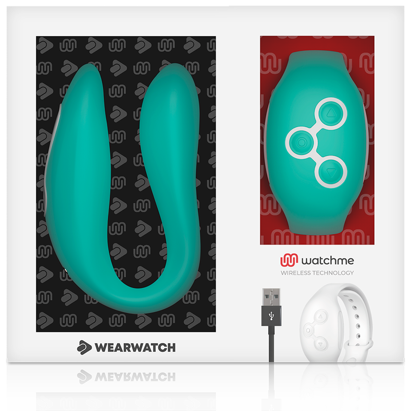 WEARWATCH - DVOJITÁ TECHNOLOGIE WATCHME SVĚTLE ZELENÝ VIBRÁTOR