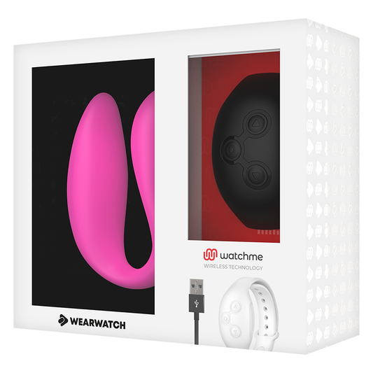 WEARWATCH - WATCHME DUAL TECHNOLOGY VIBRÁTOR FUCHSIA/AZABACHE