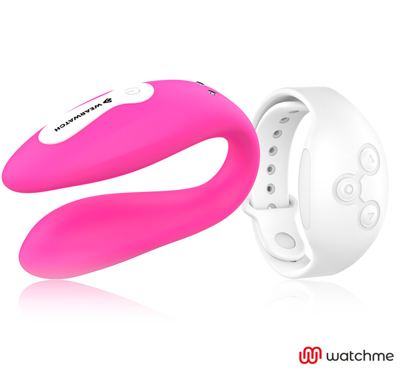 WEARWATCH - WATCHME DUAL TECHNOLOGY VIBRÁTOR FUCHSIE / SNÍH