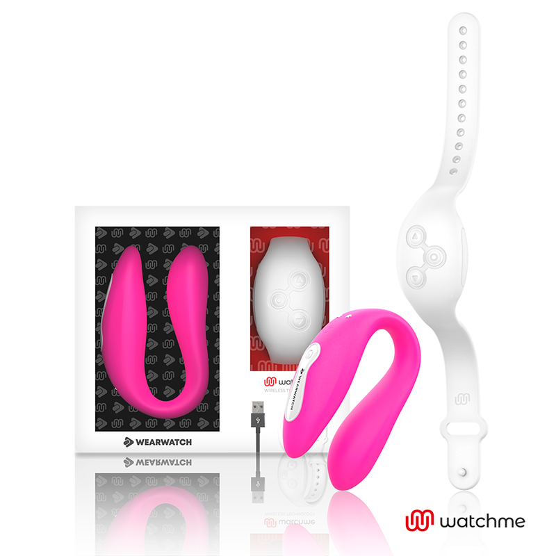 WEARWATCH - WATCHME DUAL TECHNOLOGY VIBRÁTOR FUCHSIE / SNÍH