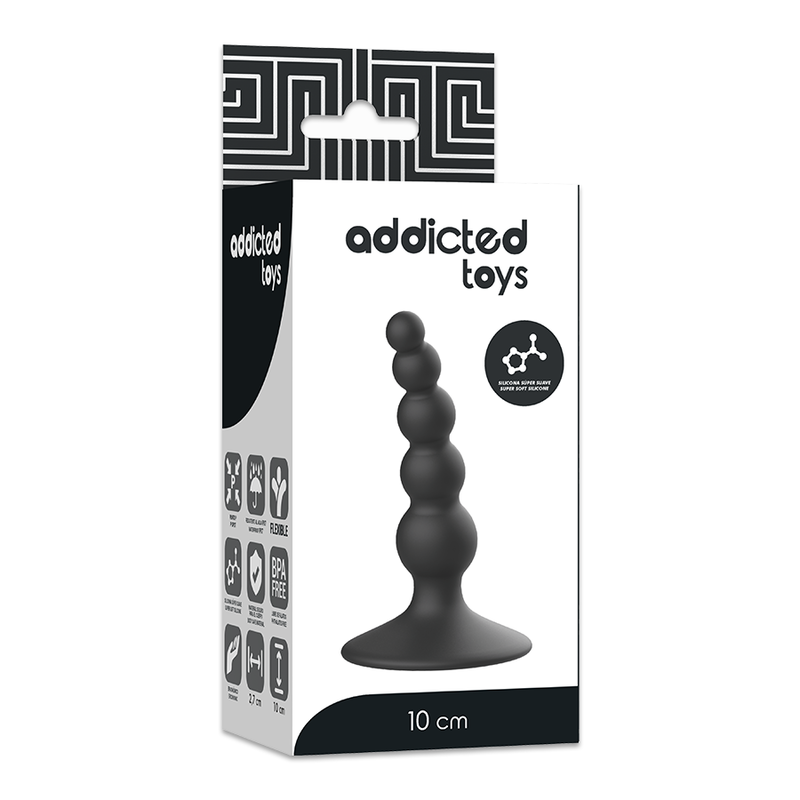 ADDICTED TOYS - ANÁLNÍ SEXUÁLNÍ KOlík 10 CM ČERNÝ
