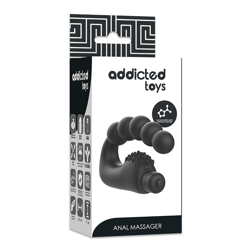 ADDICTED TOYS - ANÁLNÍ MASÁŽER PROSTATICKÝ S VIBRACEMI