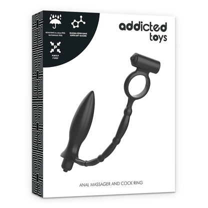 ADDICTED TOYS - ANÁLNÍ KOlík s vibračním kroužkem