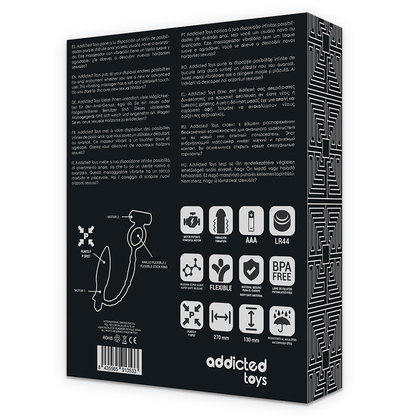 ADDICTED TOYS - ANÁLNÍ KOlík s vibračním kroužkem