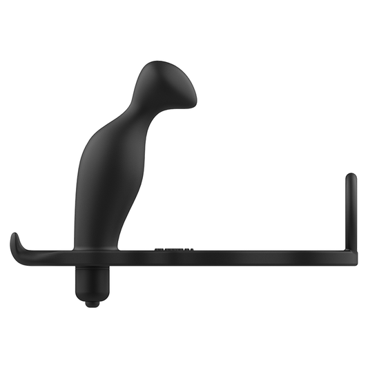 ADDICTED TOYS - ANÁLNÍ KOlík s černým silikonovým kroužkem 12 cm