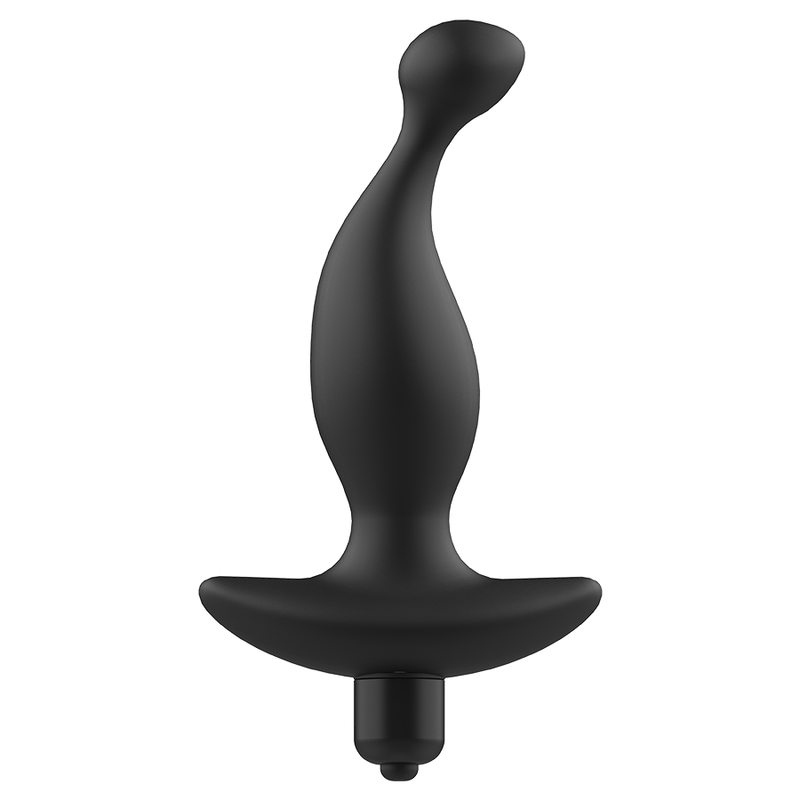 ADDICTED TOYS - ANÁLNÍ MASÁŽNÍ PŘÍSTROJ S ČERNÝMI VIBRACEMI MODEL 1