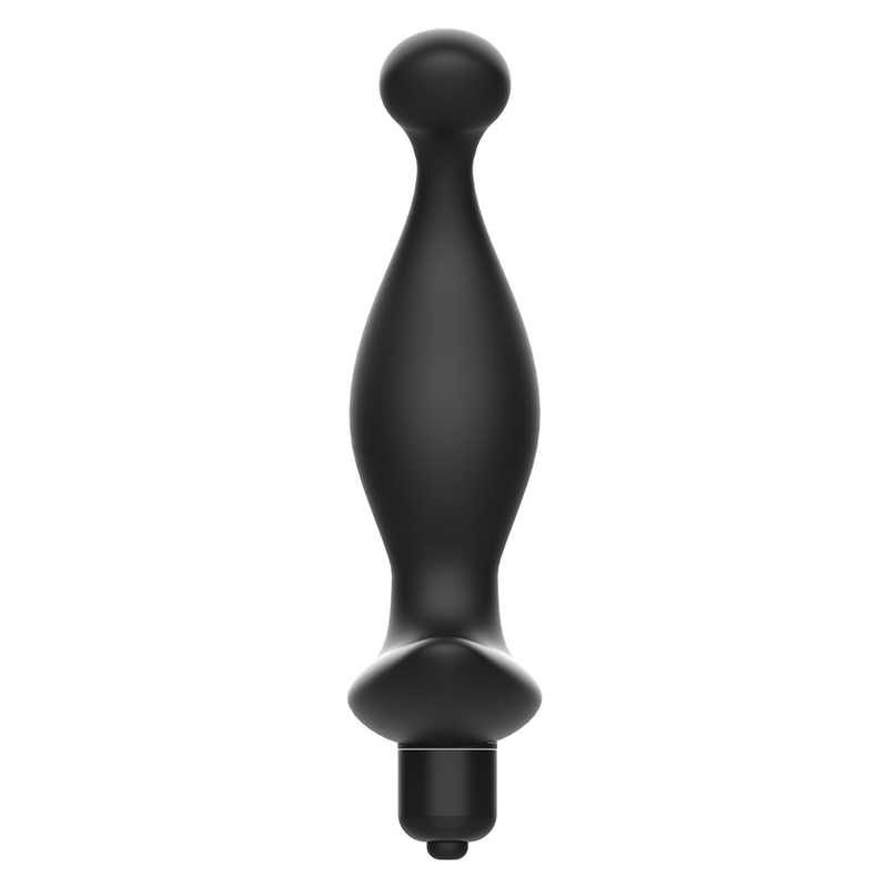 ADDICTED TOYS - ANÁLNÍ MASÁŽNÍ PŘÍSTROJ S ČERNÝMI VIBRACEMI MODEL 1