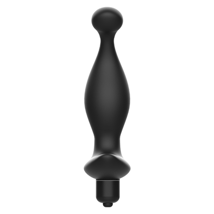 ADDICTED TOYS - ANÁLNÍ MASÁŽNÍ PŘÍSTROJ S ČERNÝMI VIBRACEMI MODEL 1